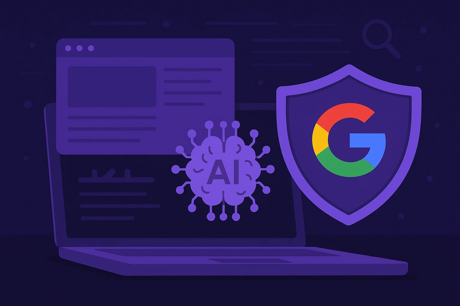 Blogs en piloto automático: Navegando el escrutinio de la IA de Google