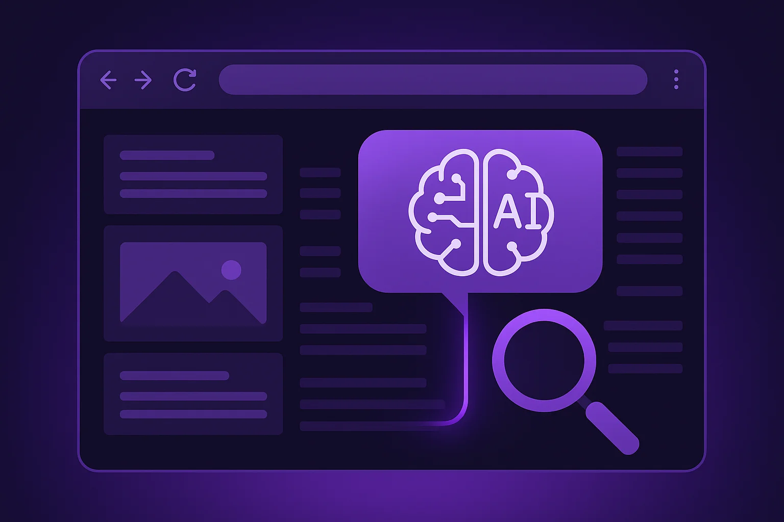 Browser AI streamlines blog research